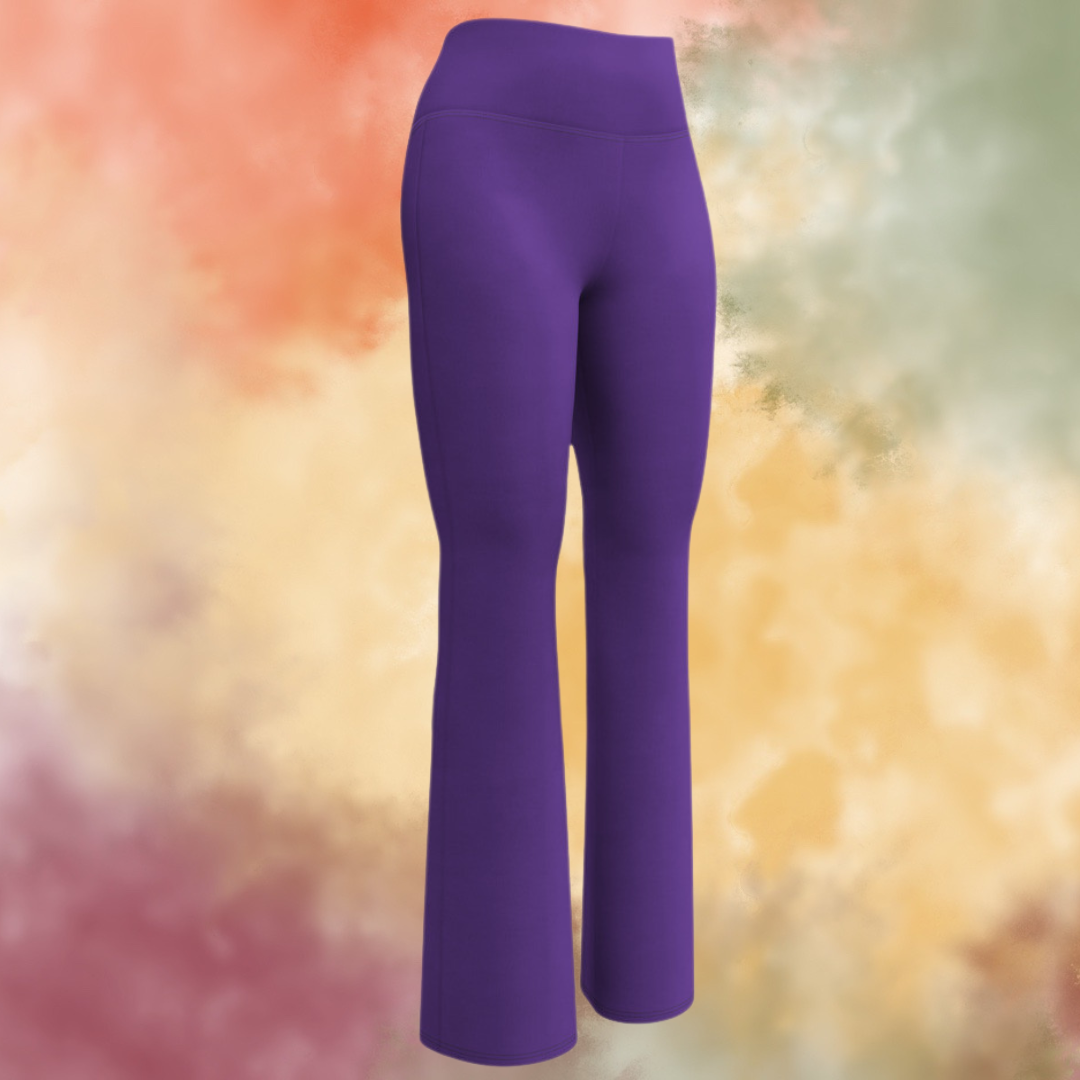 Purple Flare Leggings