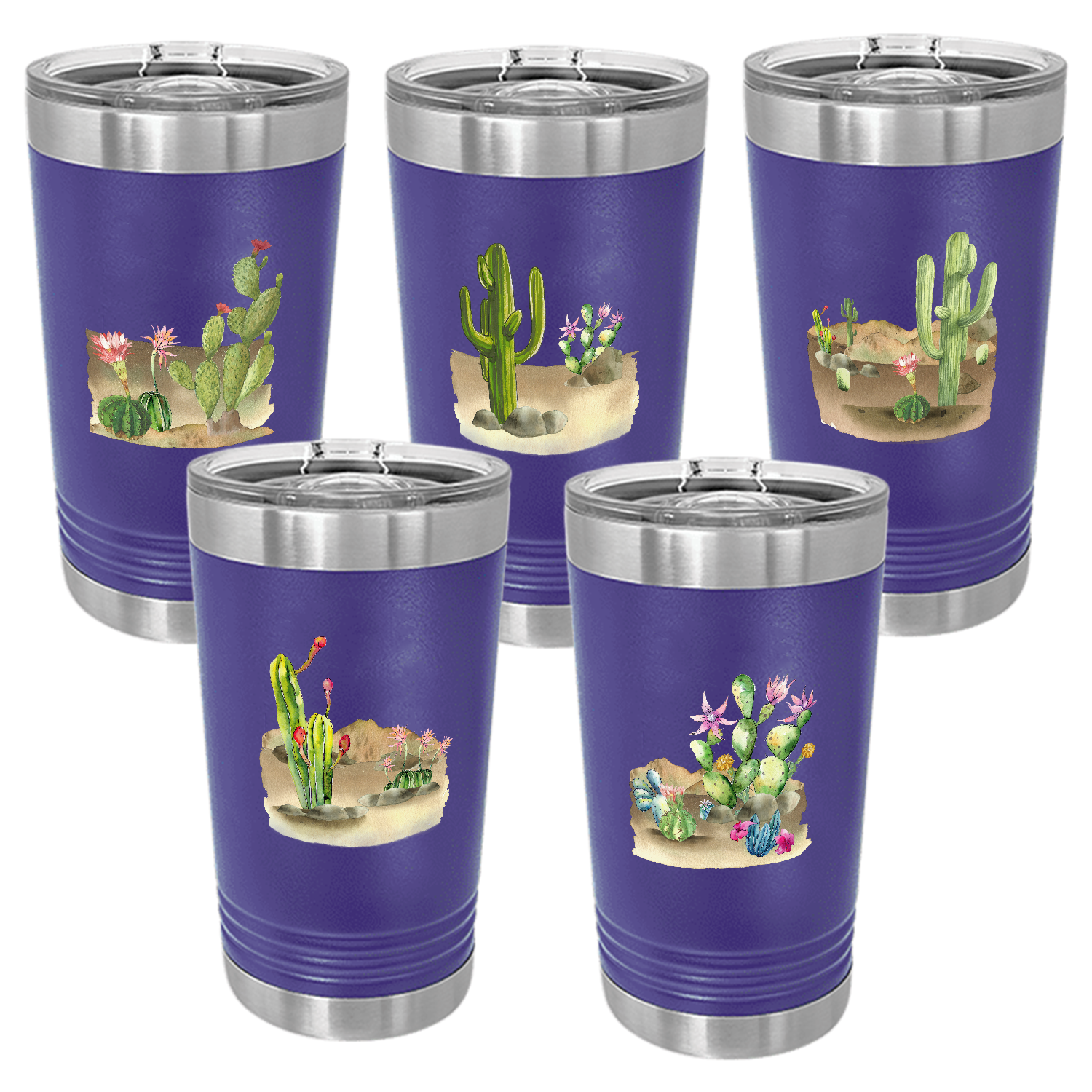 Desert Themed Pint, Purple