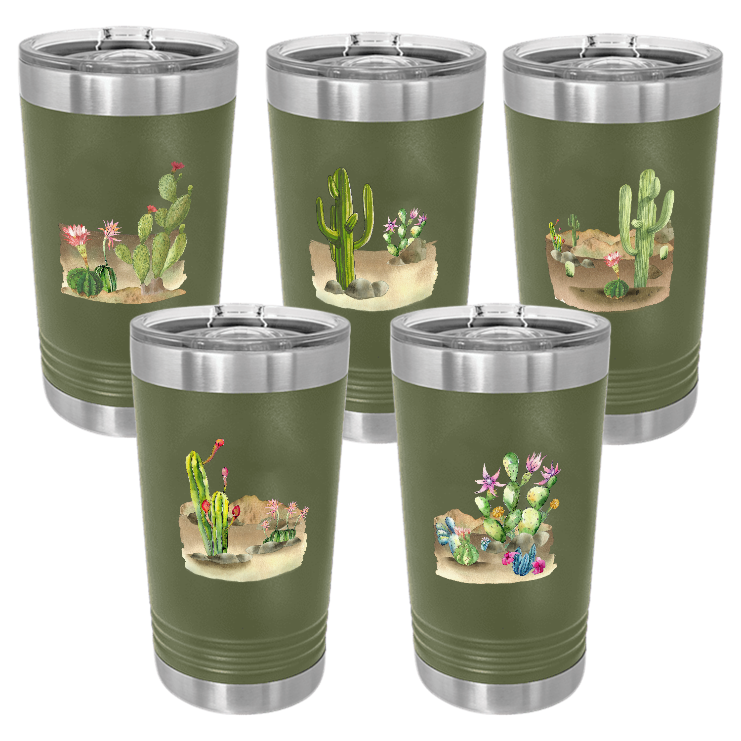 Desert Themed Pint, Olive