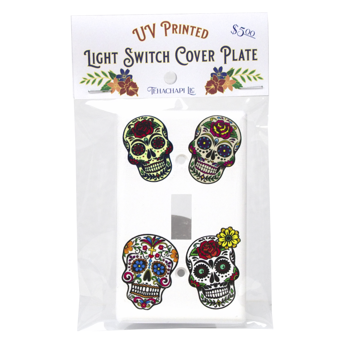 Dia de los Muertos Switch Plate