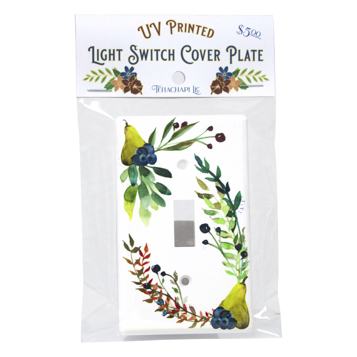 Watercolor Still Life Switch Plate
