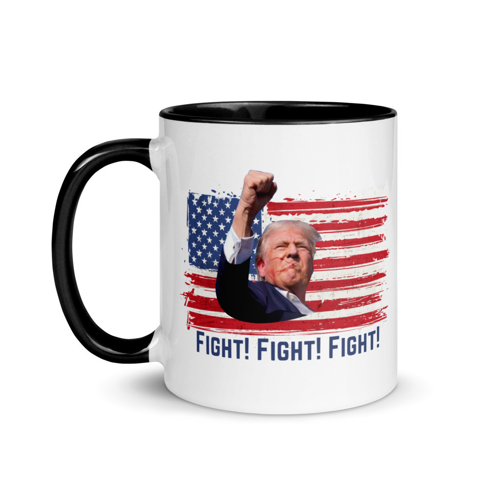 Trump Fight - Mug with Color Inside