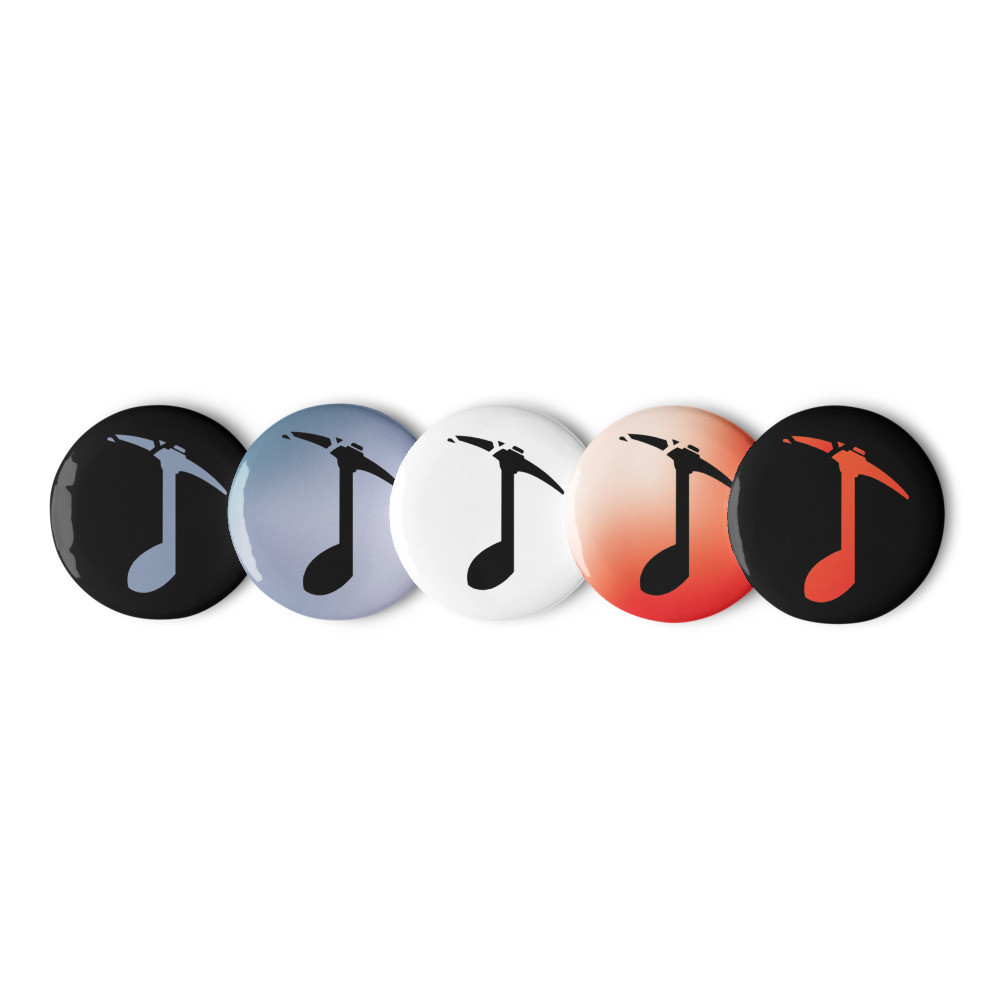 Album Archeology Pin Buttons
