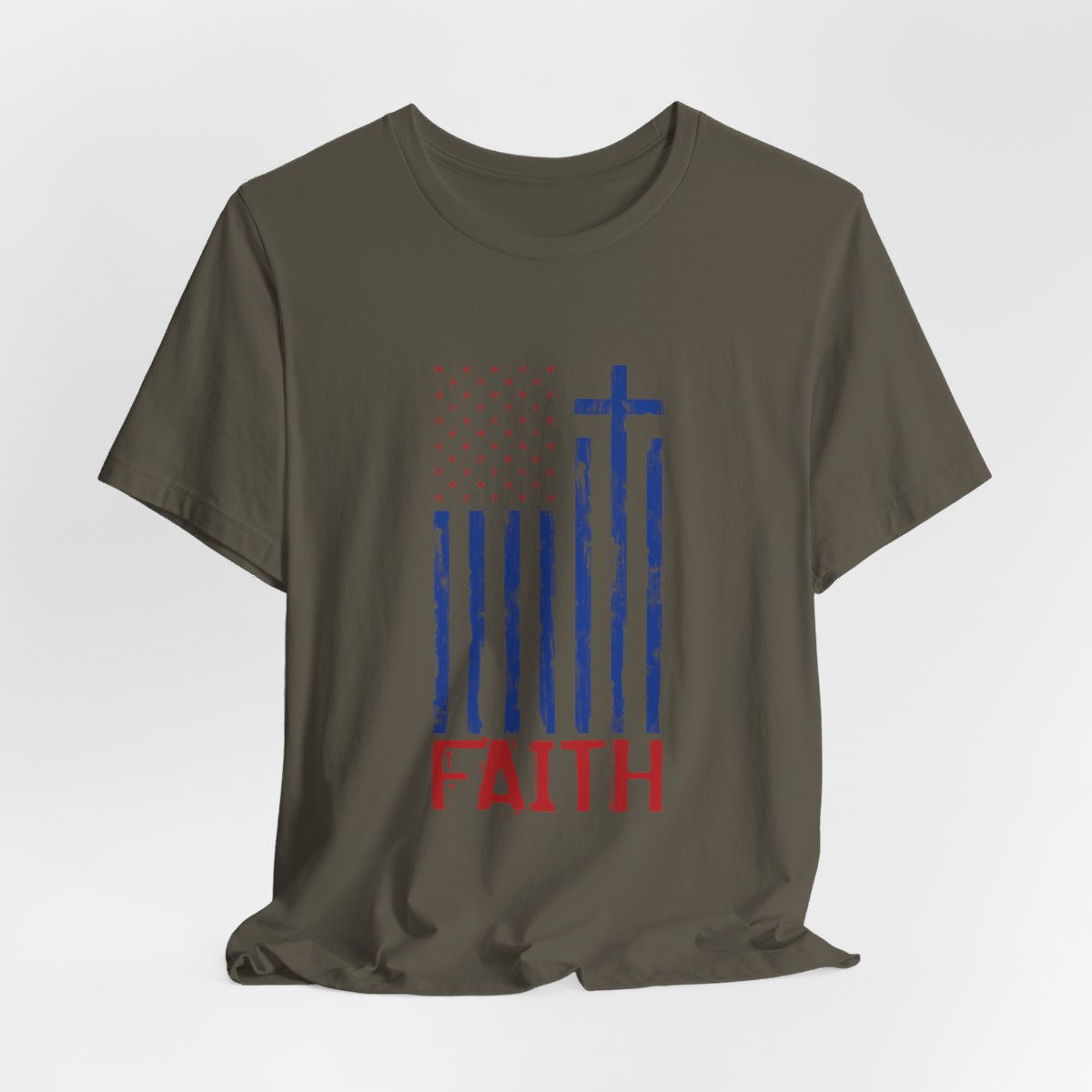 Faith and Flag - Unisex Short Sleeve T-Shirt