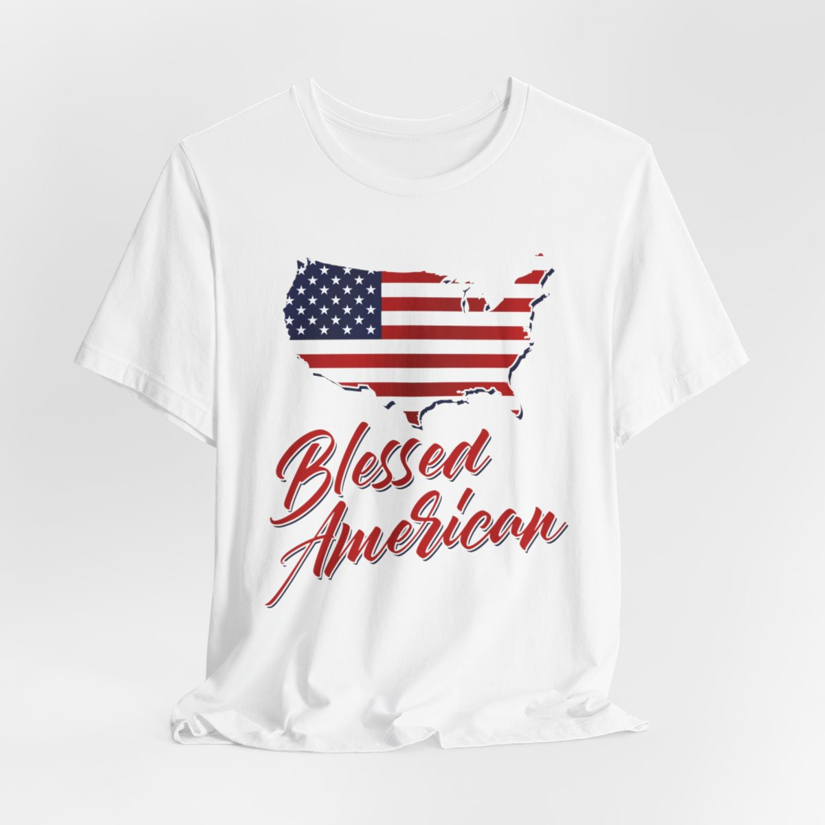 Blessed American - Unisex Short Sleeve T-Shirt