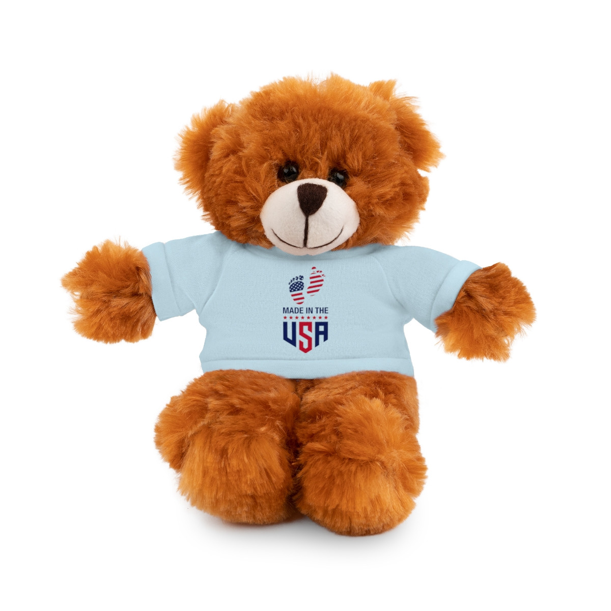 Made in the U.S.A - Stuffed Animals with T-shirt (6 different animals)