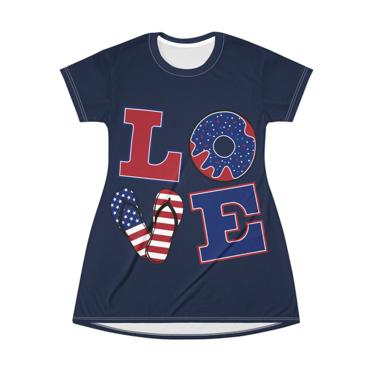 American Love -T-Shirt Dress