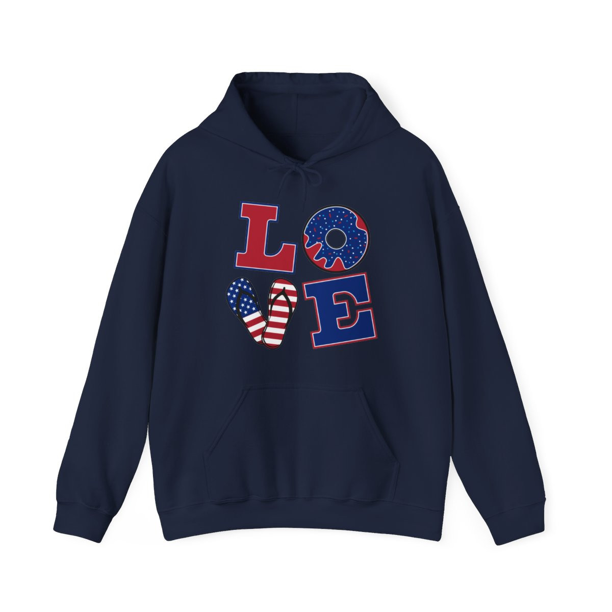 Love Ameica - Unisex Heavy Blend™ Hooded Sweatshirt