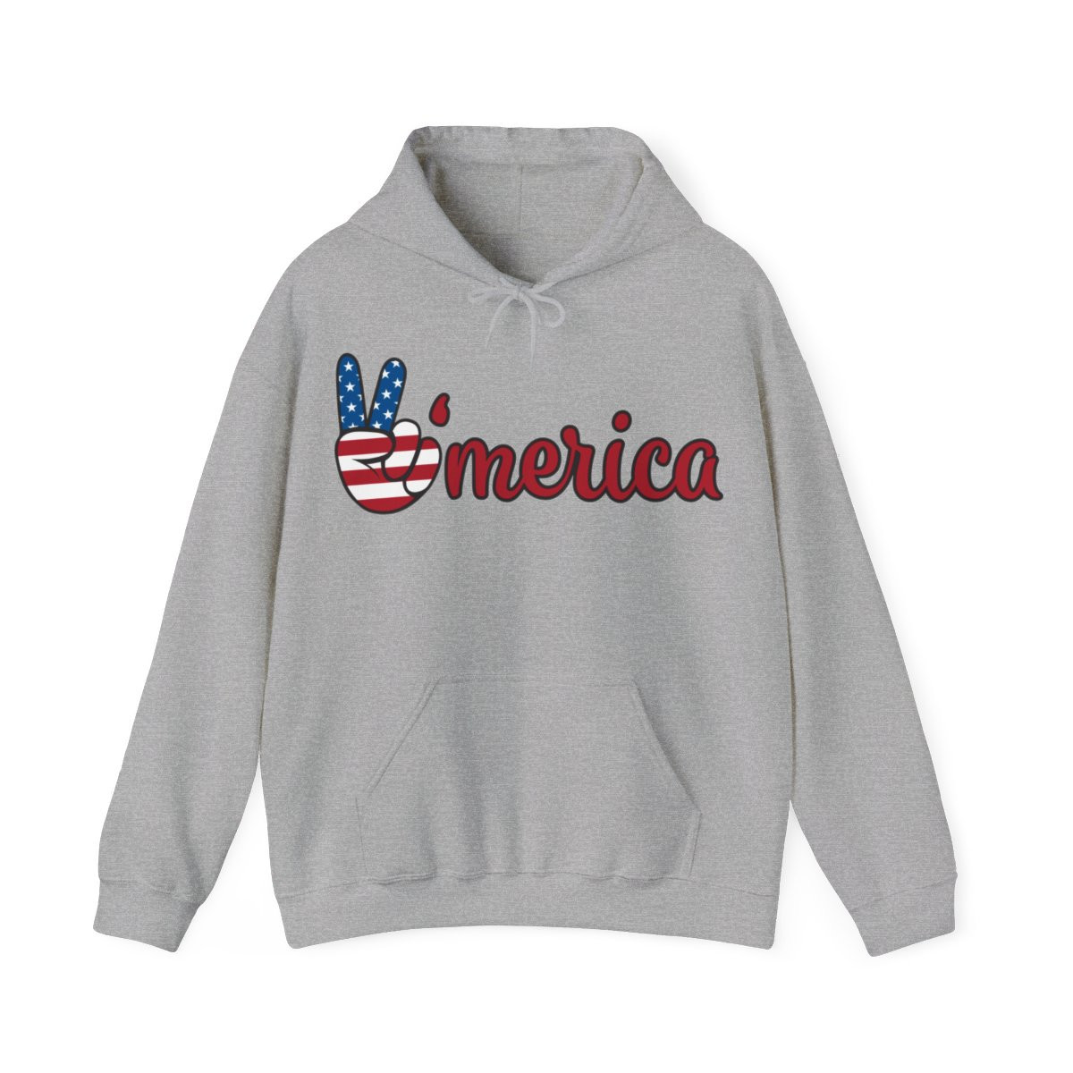Peace 'Merica - Unisex Heavy Blend™ Hooded Sweatshirt