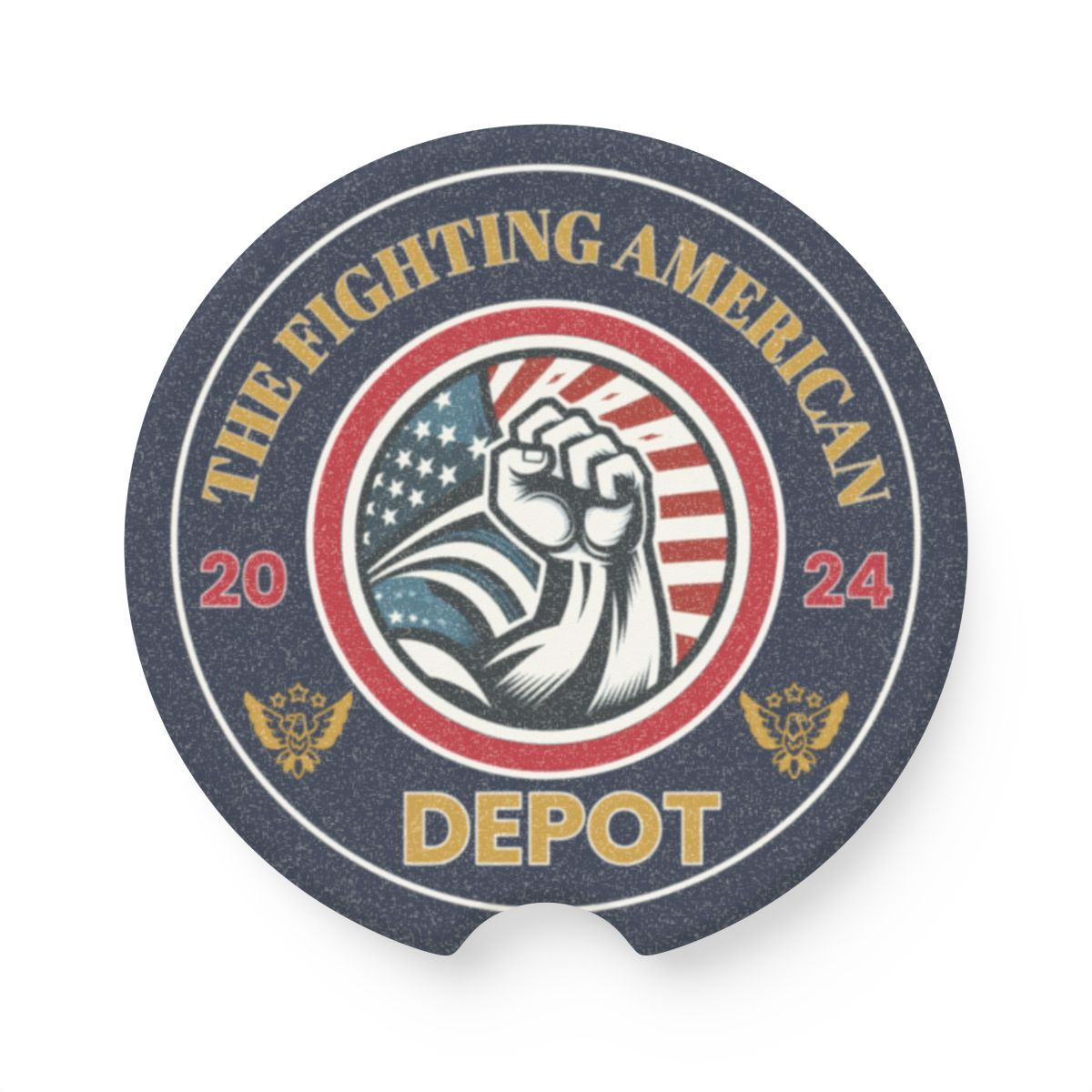 The Fighting American Depot - Soapstone Car Coaster