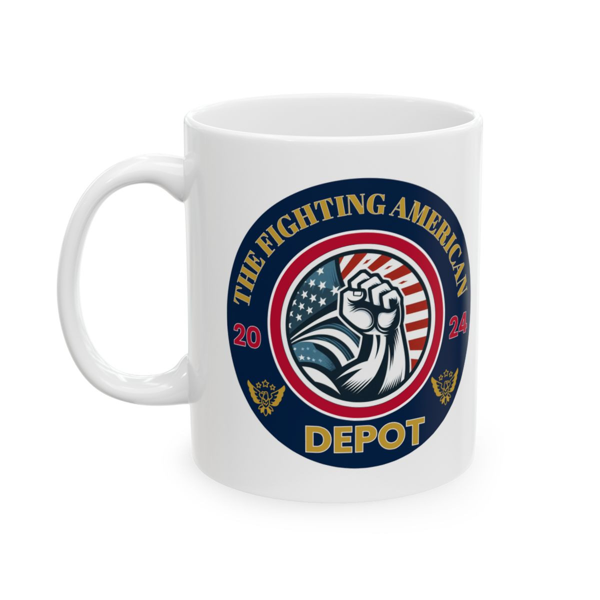 The Fighting American Depot - Ceramic Mug (11oz)