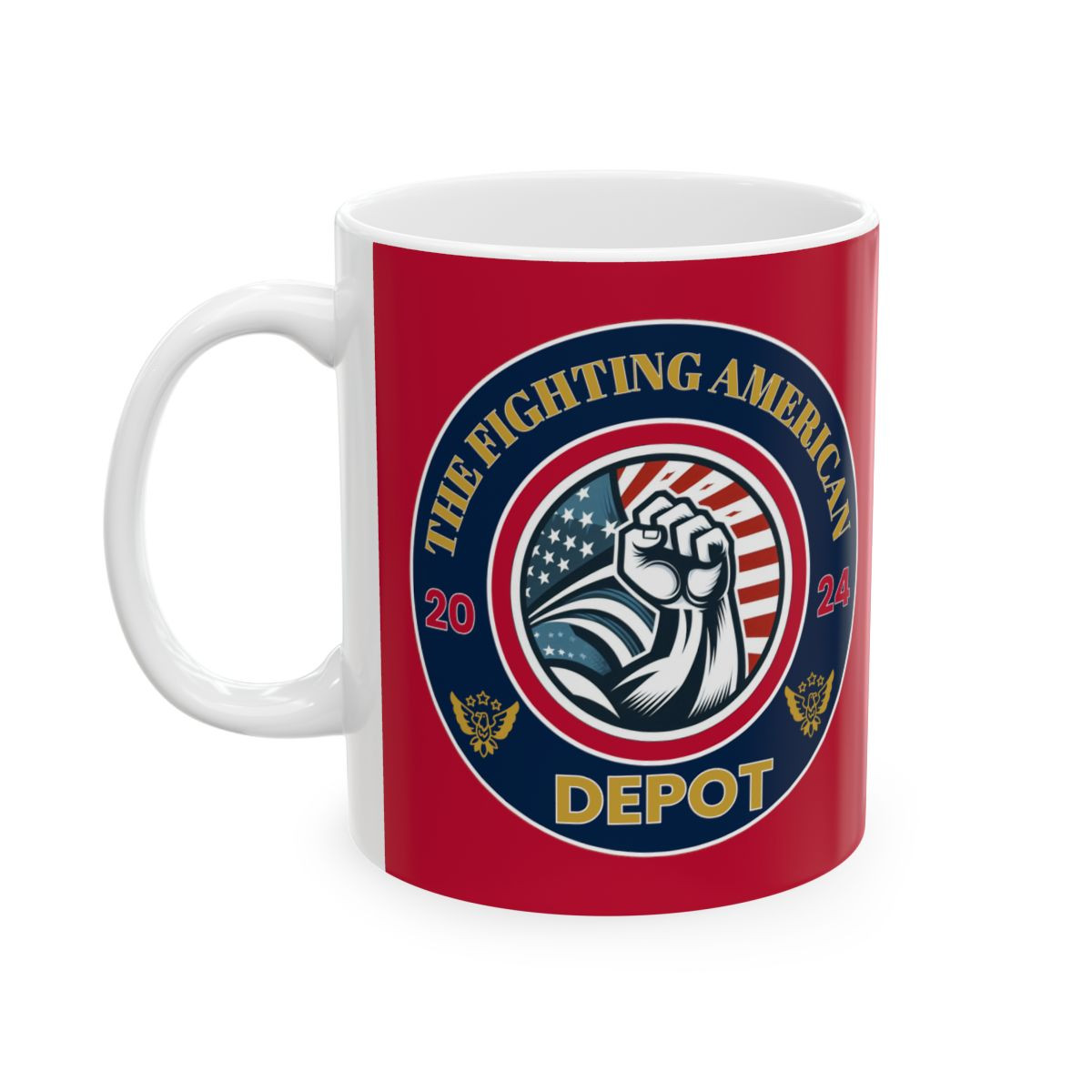 The Fighting American Depot - Ceramic Mug (11oz)
