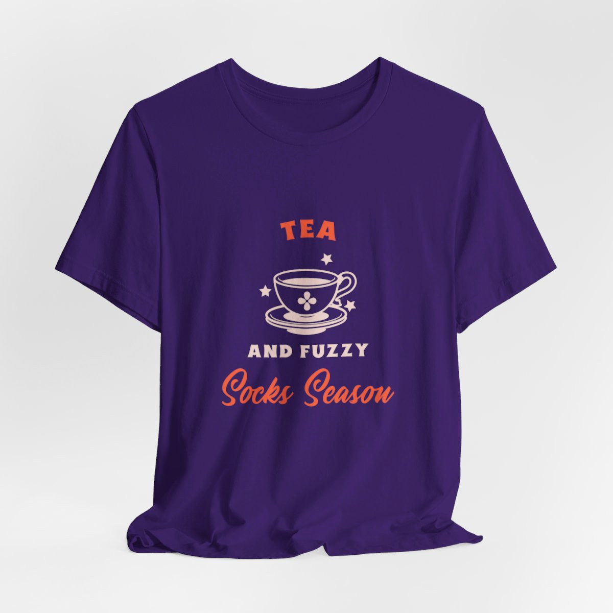 Tea and Fuzzy Socks Season - Unisex Short Sleeve T-Shirt