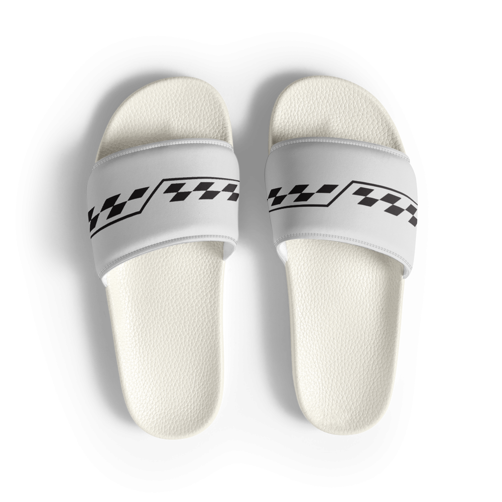 SPEED AND SHOW Race flag inspired Women's slides