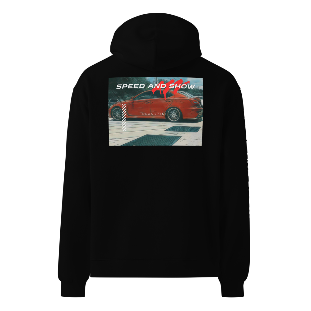 SPEED AND SHOW Unisex oversized hoodie LEXUS ISF