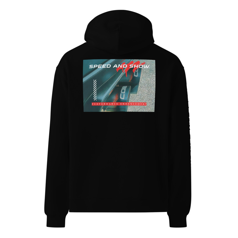 SPEED AND SHOW Unisex oversized hoodie STI Exhaust