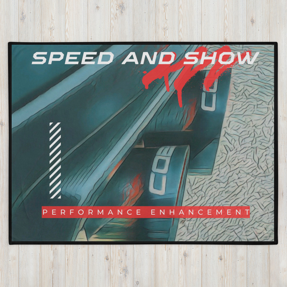 Speed and Show Throw Blanket - Exhausted