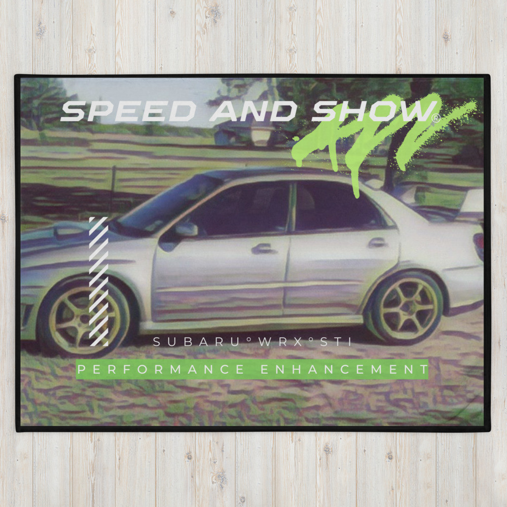 SPEED AND SHOW Throw Blanket - STI 06