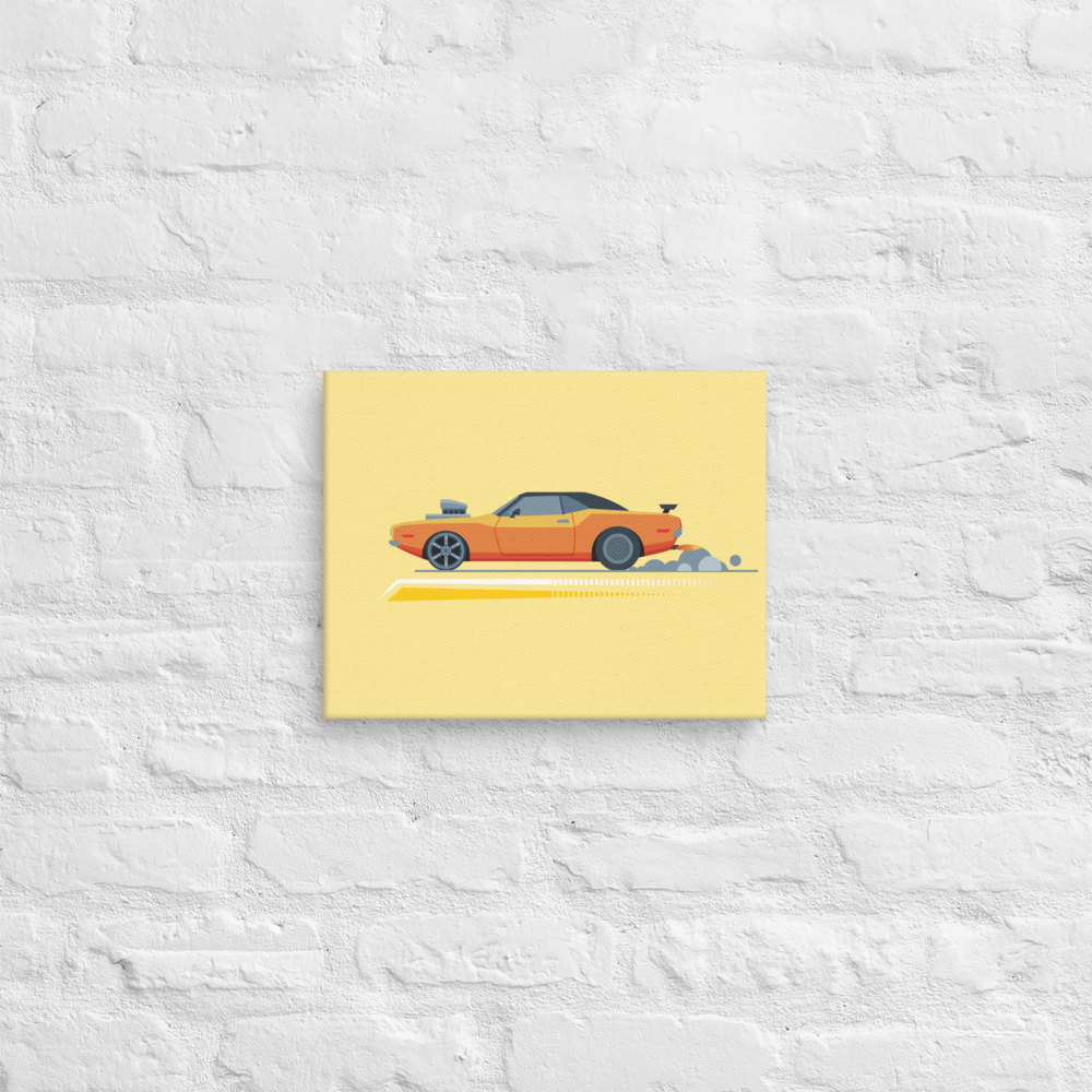 Speed and Show Charger on Canvas