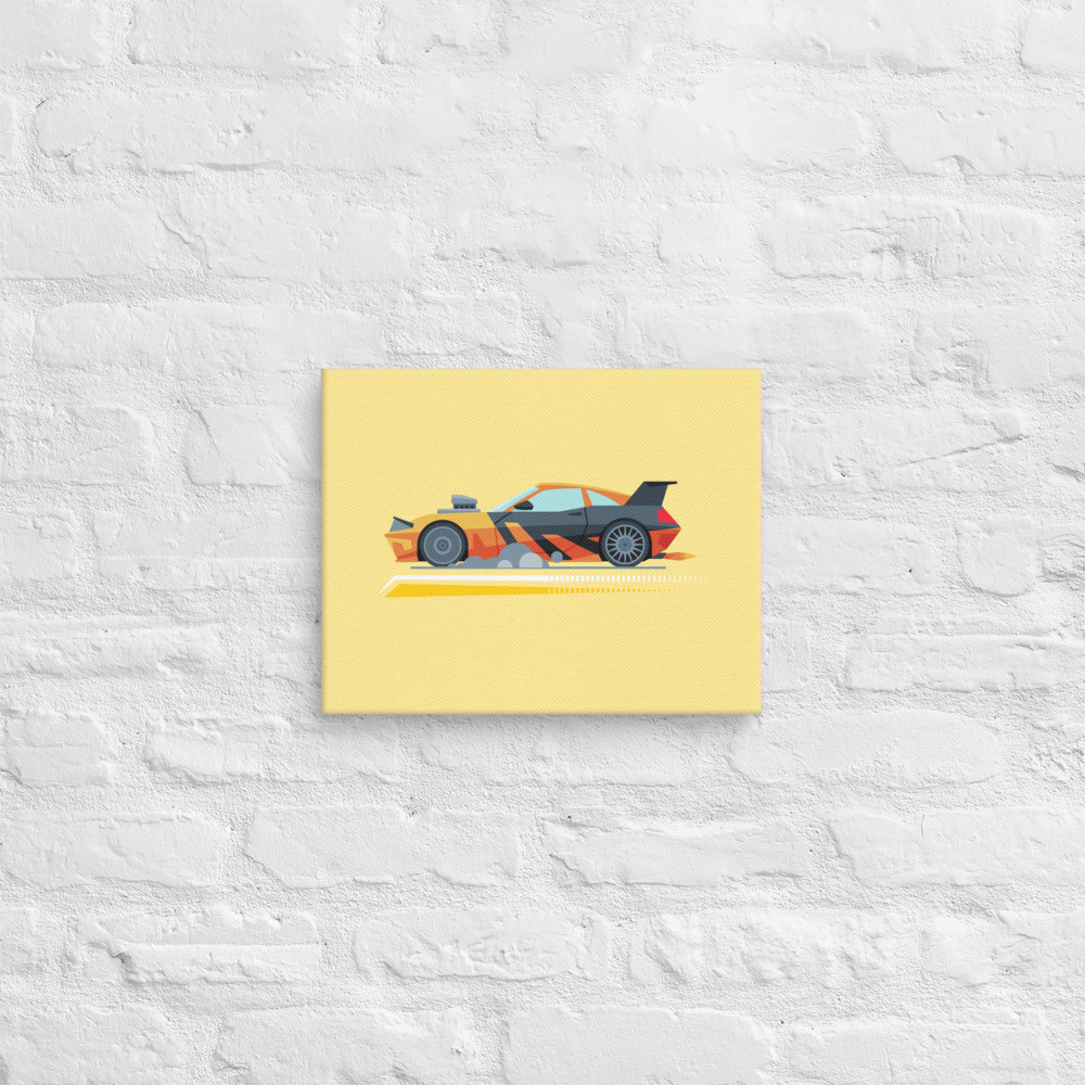 Speed and Show Supercharged on Canvas