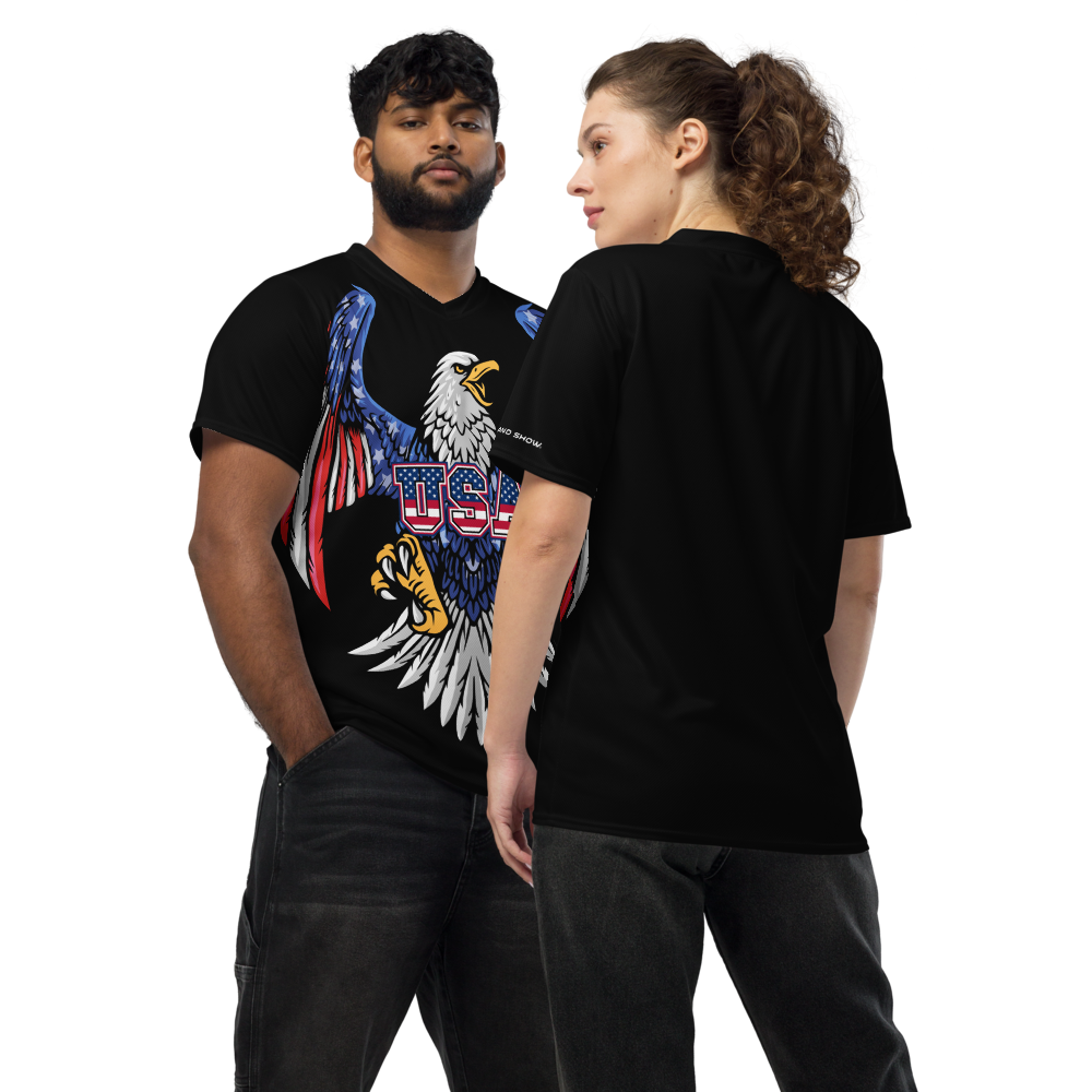 American Patriot unisex sports jersey