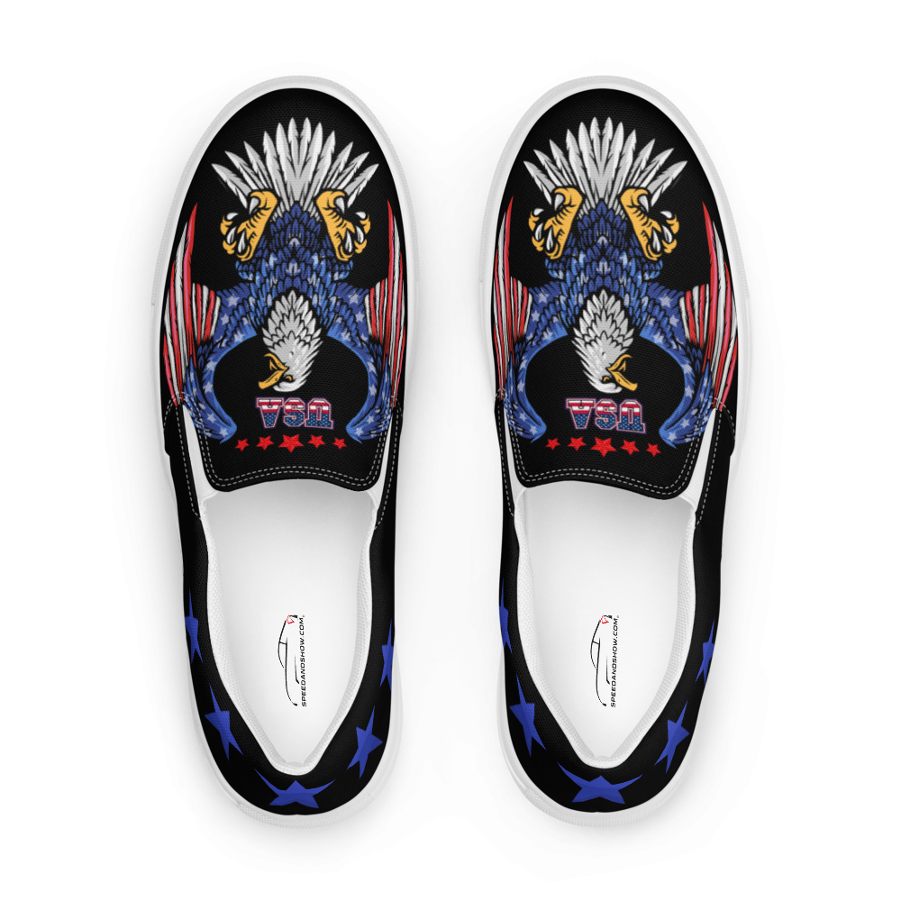Patriot series American Eagle Women’s slip-on canvas shoes
