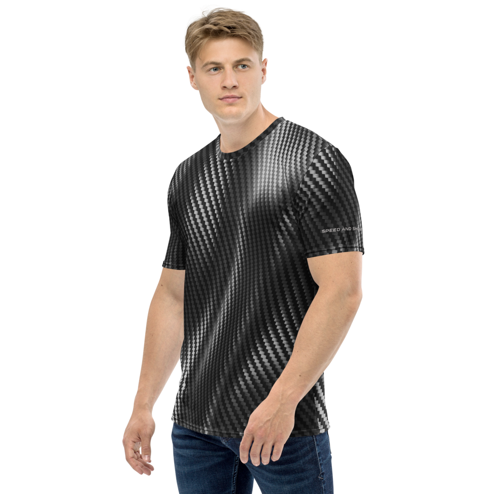 Speed and Show LIMITED EDITION Carbon Fiber Print Men's t-shirt