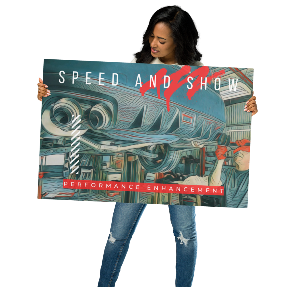 Speed and Show Original Shop Series Metal print