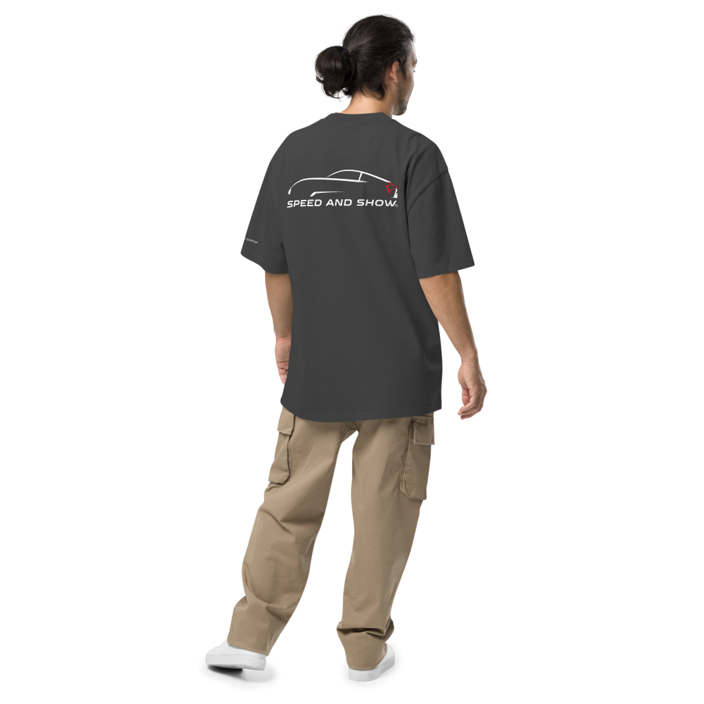 Speed and Show Oversized faded t-shirt