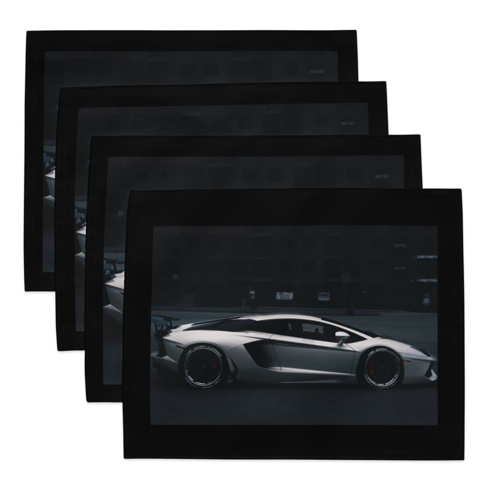 Speed and Show Lambo Placemat Set