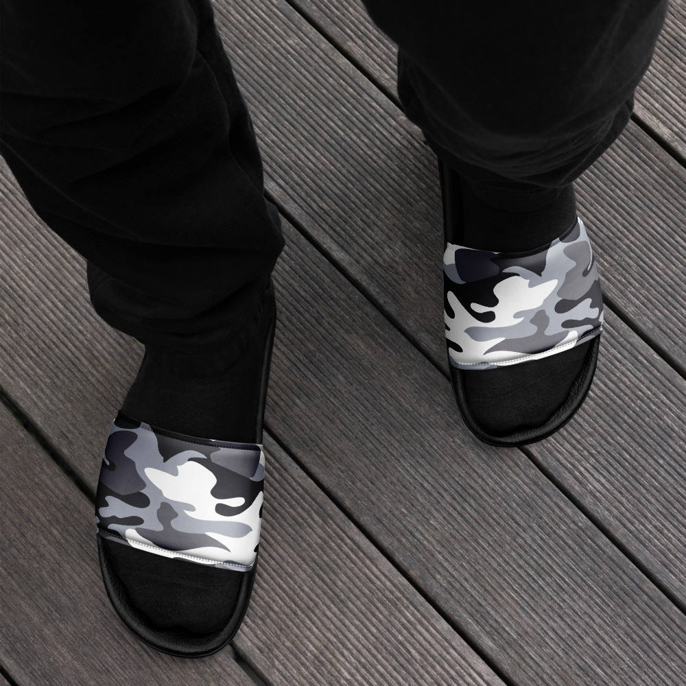 Men’s Snow Camo Slides