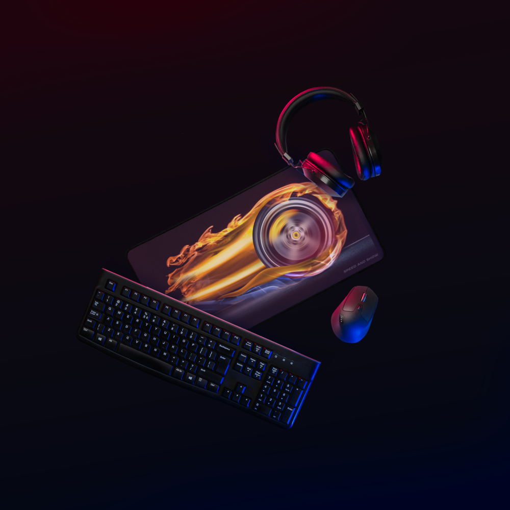 Burning Rubber Desk mat