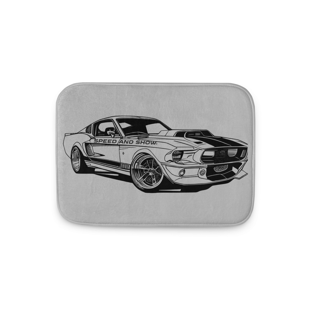 Memory foam Mustang bath mat