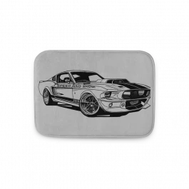 Memory foam Mustang bath mat