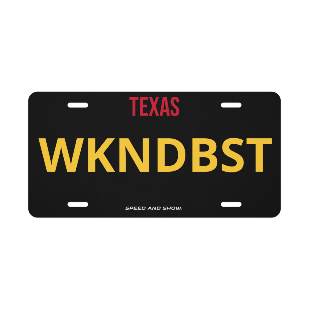 Vanity license plate 3