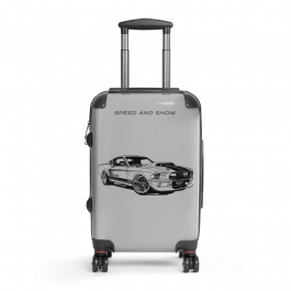 Hard-shell Mustang suitcase