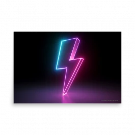 EV inspired lightening poster