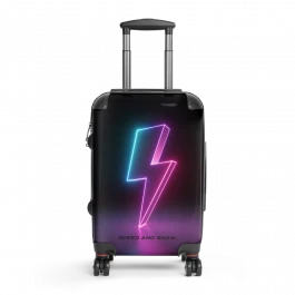 Hard-shell EV inspired suitcase - lightning