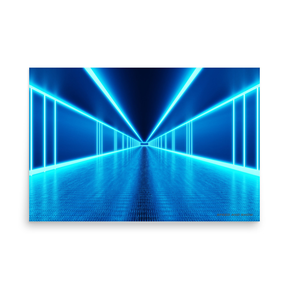 Futuristic Roadway poster