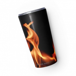 Tapered stainless steel fire tumbler
