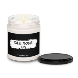 Idle Mode: On Scented soy candle