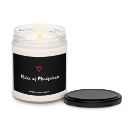 Miles of Mindfulness Scented soy candle