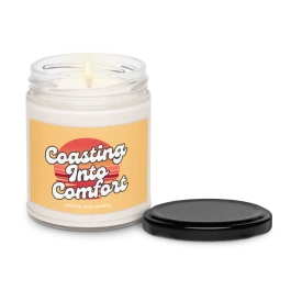 Coasting into Comfort Scented soy candle