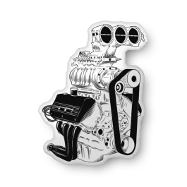 Supercharged Custom-shaped pillow