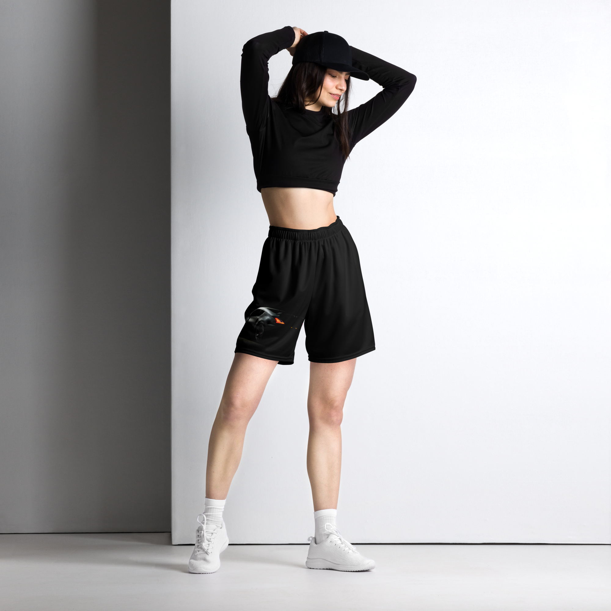 Speed and Show 370Z Ladies mesh shorts
