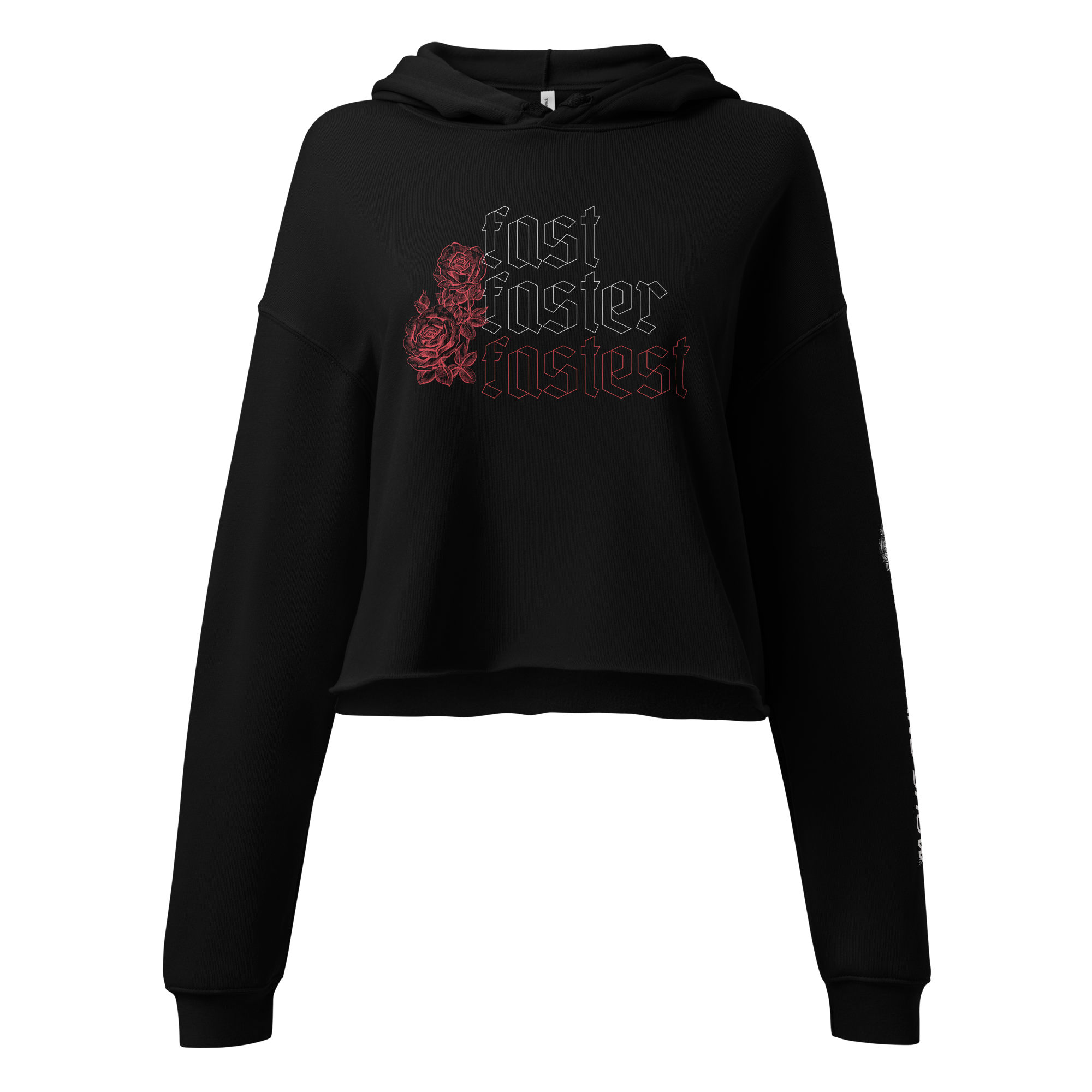 Speed and Show Crop Hoodie