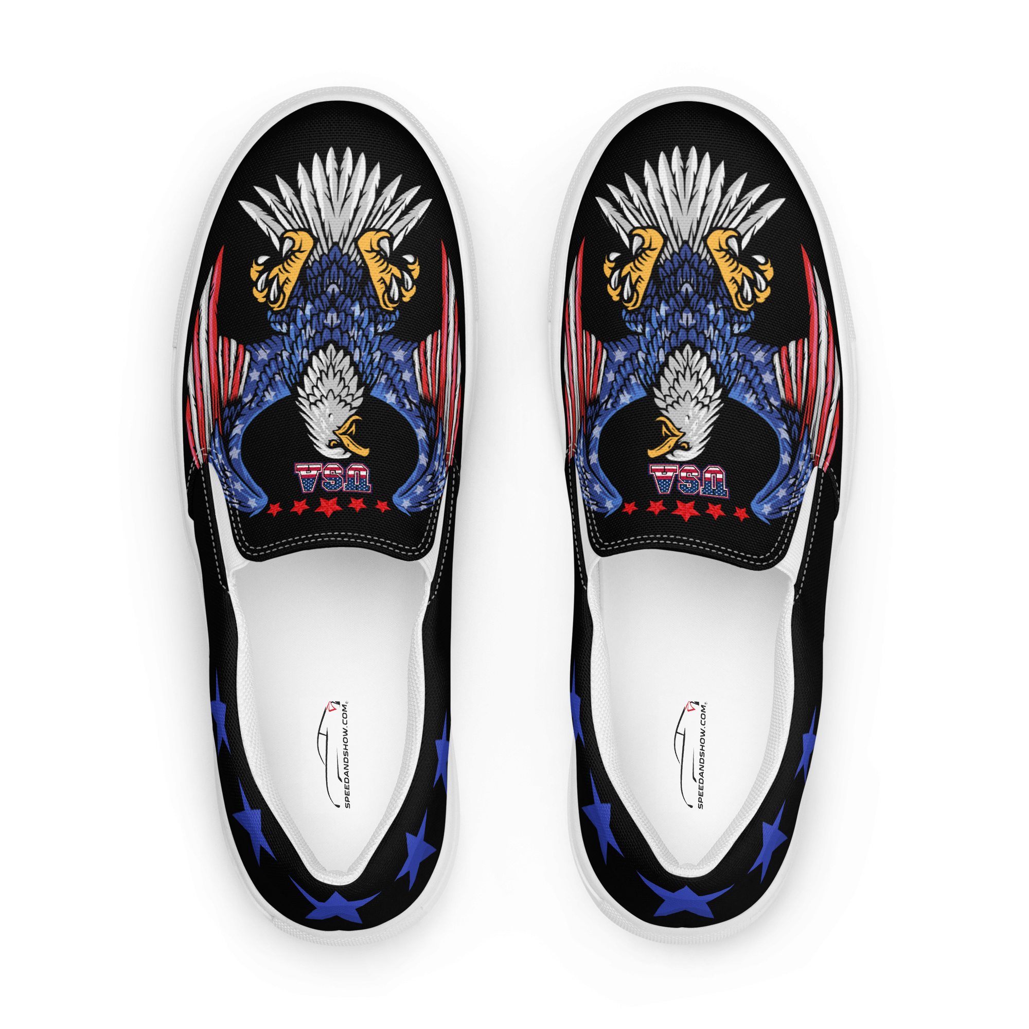 American Patriot Men’s slip-on canvas shoes
