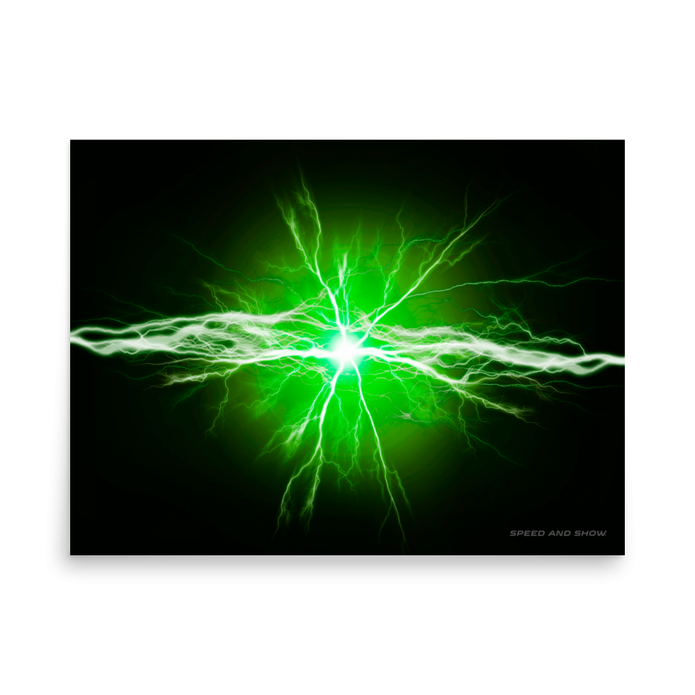 EV Inspired Art Series Poster - Green