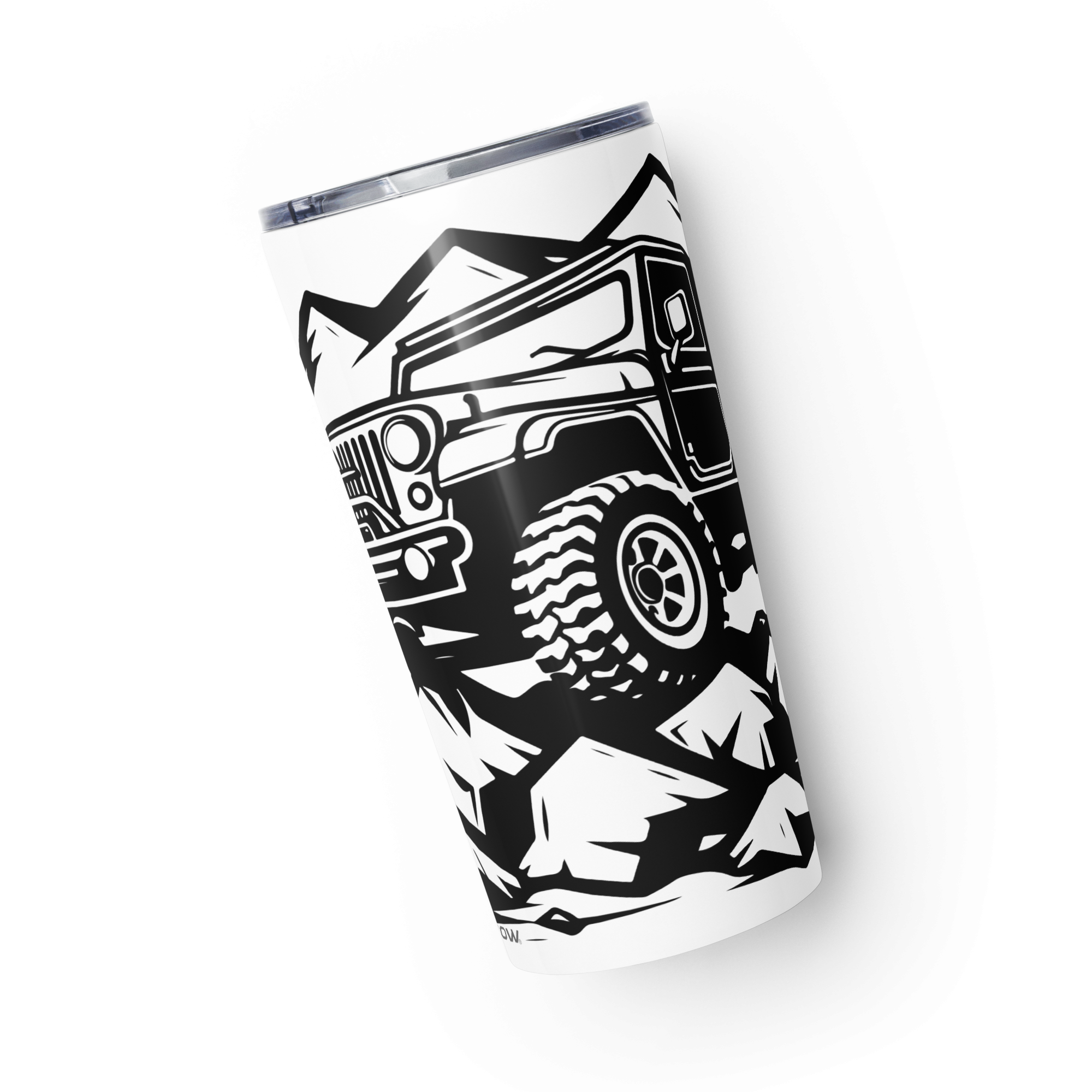 Tapered stainless steel Off-Road tumbler