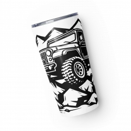 Tapered stainless steel Off-Road tumbler